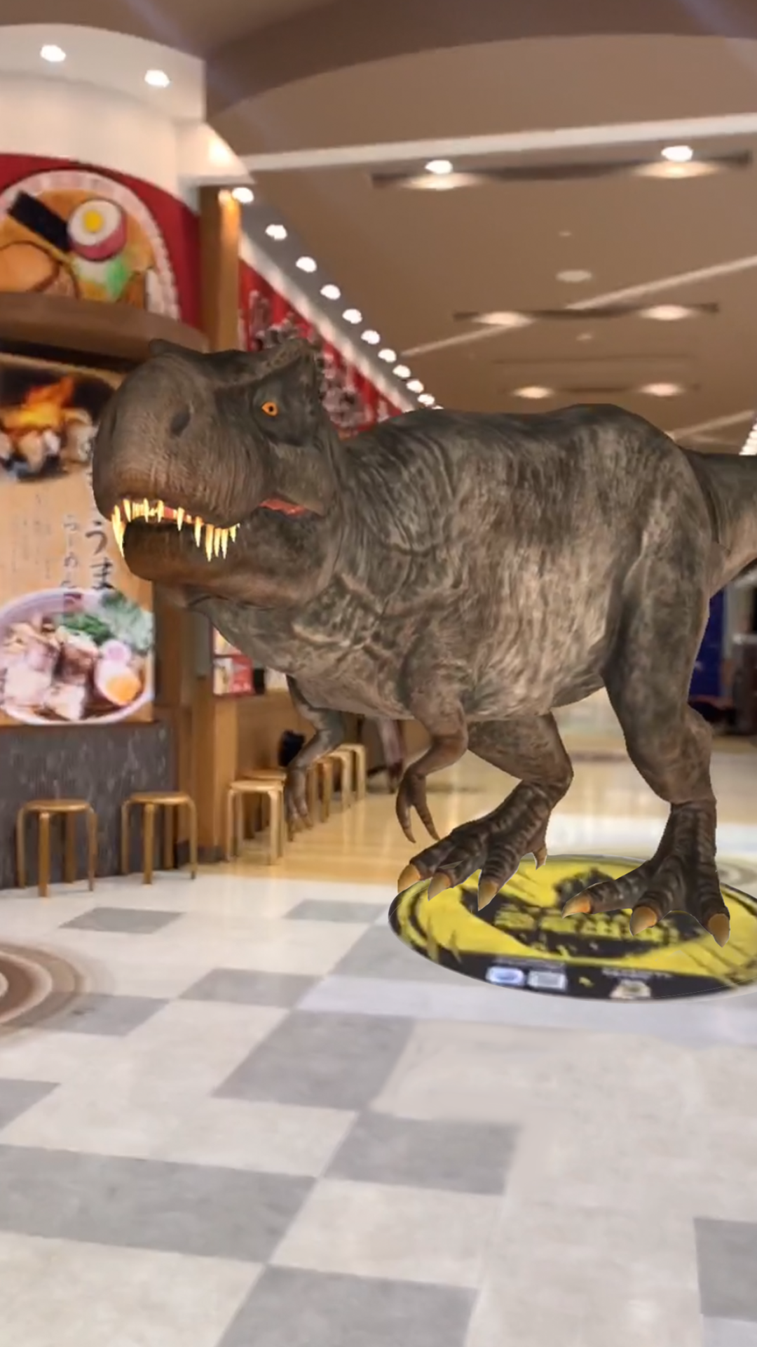 ティラノサウルスのARスポット