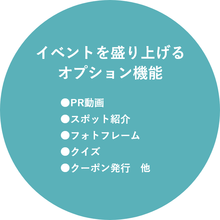 イベントを盛り上げるオプション機能